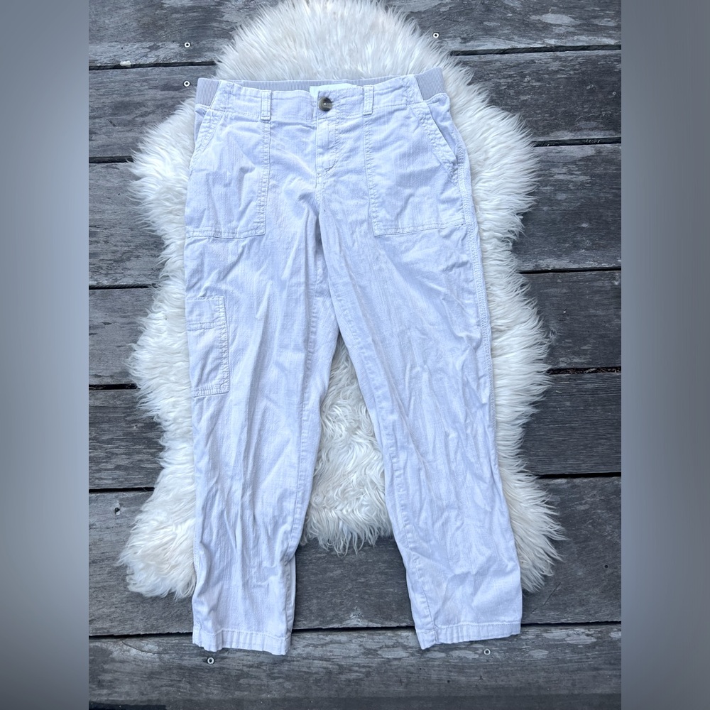 Taupe Women’s Cargo Pocketed Casual Pants